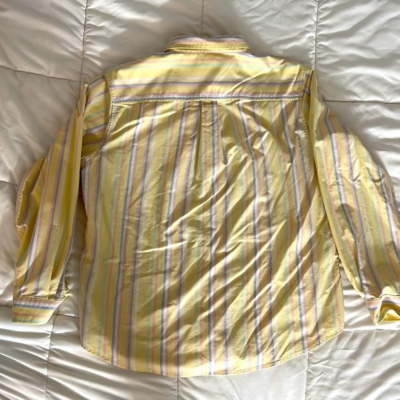 LL BEAN Long-Sleeve Multi-colored Striped Button Down - Picture 4 of 4